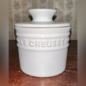 Le Creuset Butter Bell Crock - white